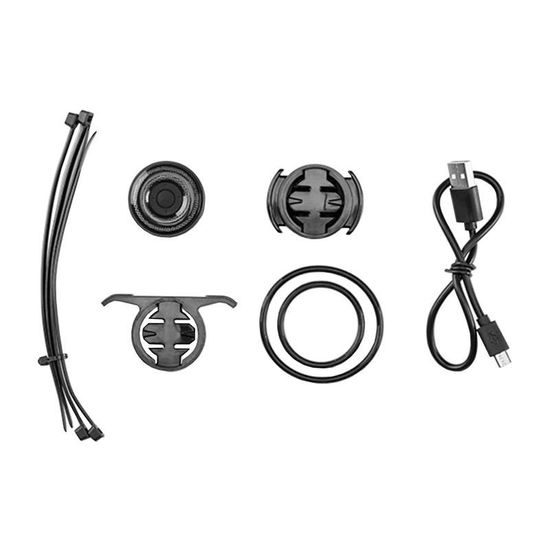 Rockbros Q3 Πίσω φως για ποδήλατα, μαύρο