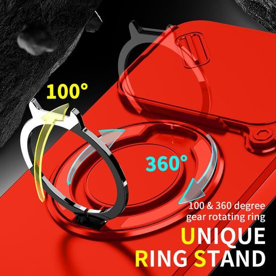 Θήκη Camslide Stand, Xiaomi 17T Pro, κόκκινη