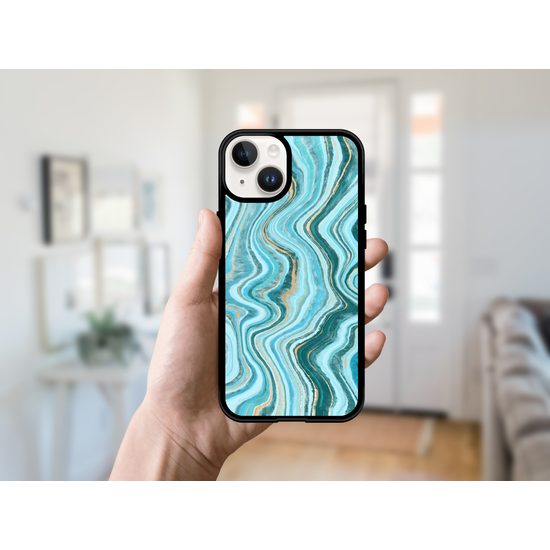 Momanio obal, iPhone 15 Pro, Marble blue