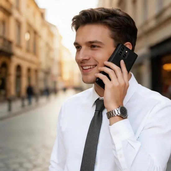 Tech-Protect Schutzhülle für Motorola Moto G67 / G77 - Elegantes gestepptes Case mit Magnetverschluss - Schwarz