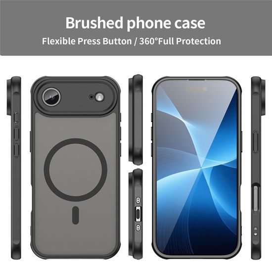 Techsuit HaloFrost II MagSafe, iPhone Air, μαύρο