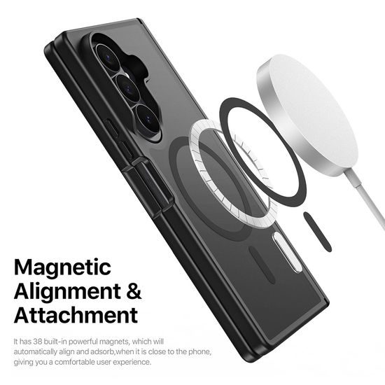 Dux Ducis Yind MagSafe obal, Samsung Galaxy Z Fold7 / Z Fold8 Ultra, černý
