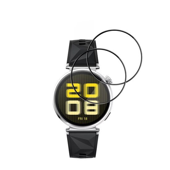 Techsuit Nano Flex, Huawei Watch GT 5 41mm, 2 darab, fekete