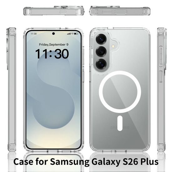 Διάφανη θήκη Magsafe, Samsung Galaxy S26 Plus, διάφανη