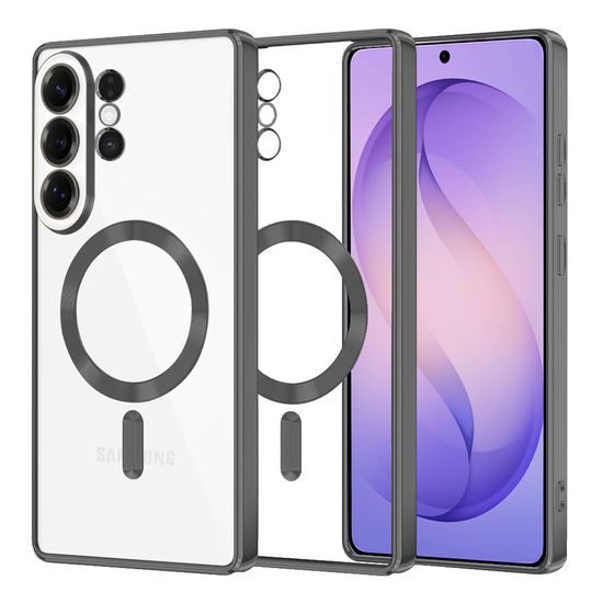 Techsuit Luxury Crystal MagSafe, Samsung Galaxy S26 Ultra, černý