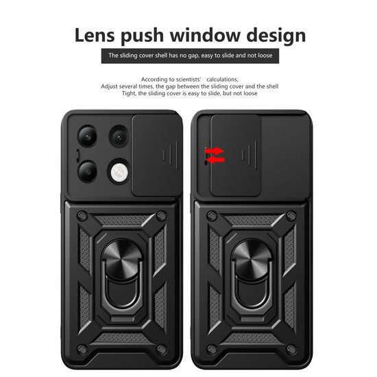 JP CamShield, Xiaomi Redmi Note 13 4G, črna