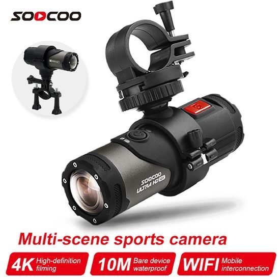 SOOCOO S20+ cameră sport 4K, rezistentă la apă, stabilizare, WiFi