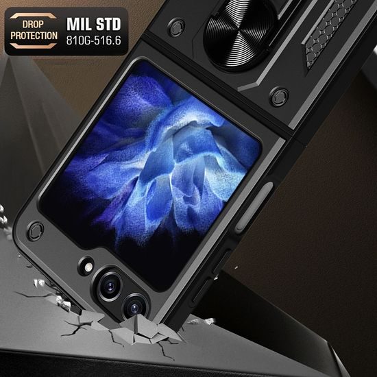 Techsuit CamShield, Samsung Galaxy Z Flip 5, μαύρο
