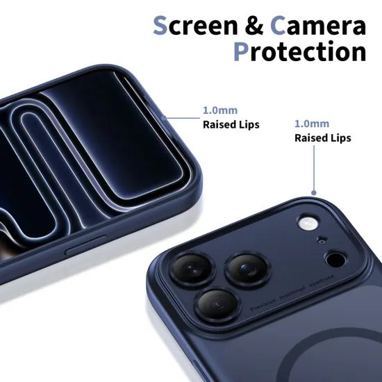 Tech-Protect MagPeak MagSafe CC, iPhone 17 Pro Max, σκούρο μπλε