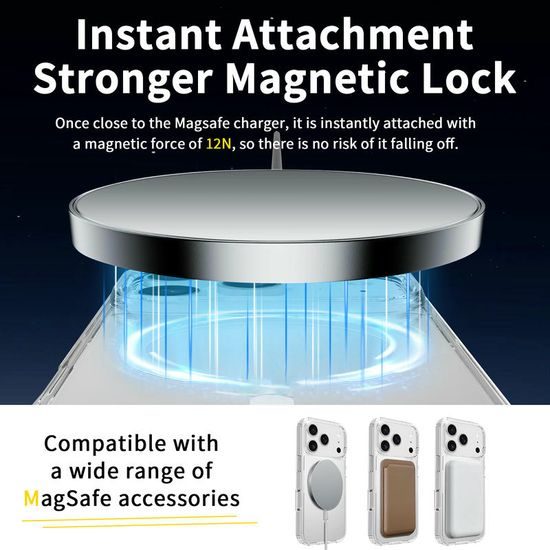 Magsafe Διάφανη θήκη, iPhone 17 Pro, διαφανής