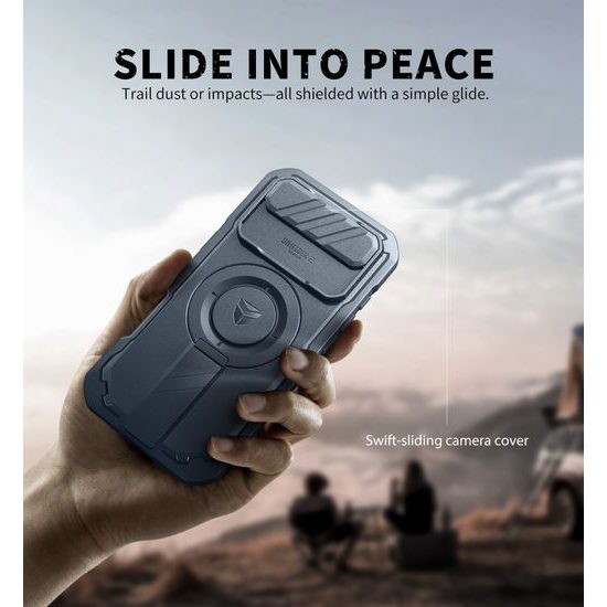 Dexnor MagSafe 360 Kickstand Camprotector θήκη iPhone Air, μπλε