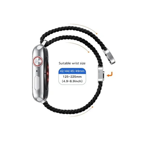 Tech-Protect NylonMag Apple Watch 8 / 9 / 10 / 11 / 12 / SE Ultra (44 / 45 / 46 / 49 mm), čierny
