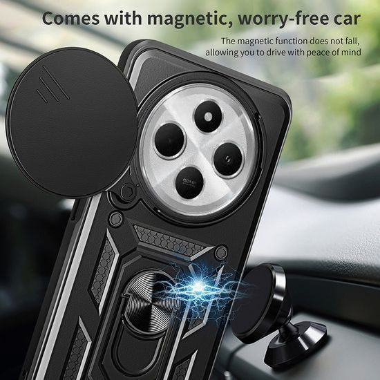 Techsuit CamShield, Xiaomi Redmi 14C, černý