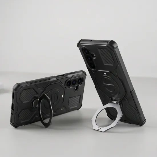 Tech-Protect TacticStand MagSafe vāciņš Samsung Galaxy A17 / A18 – matēti melns