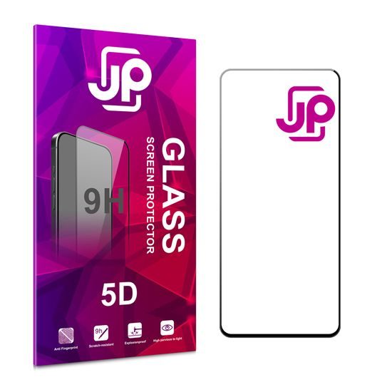 JP 5D Edzett üveg, Xiaomi Redmi Note 10, fekete