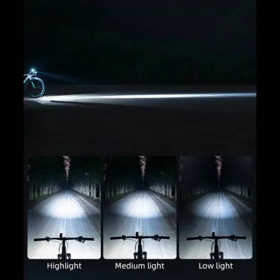 Rockbros Sprednja kolesarska luč 400 lm, črna