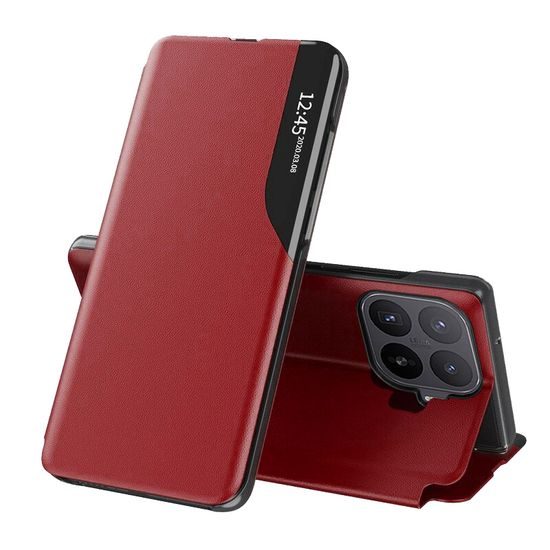 Eco Leather View maska, Xiaomi 17T Pro, crvena
