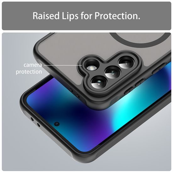 Techsuit HaloFrost II MagSafe, Samsung Galaxy A37 5G, černý