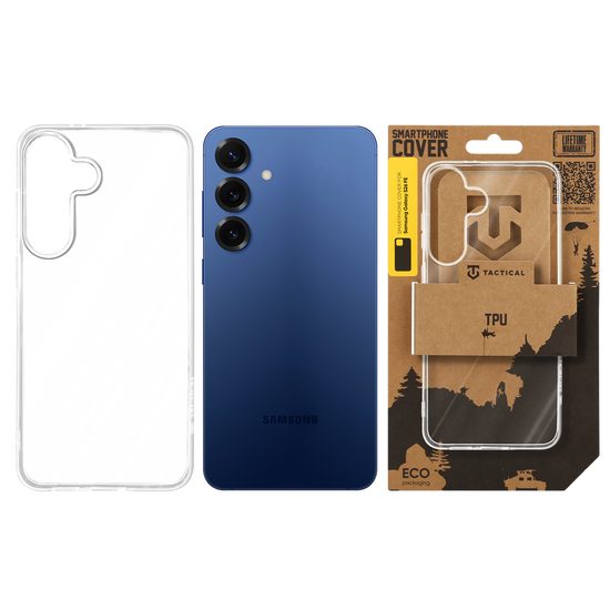 Tactical TPU obal pro Samsung Galaxy S26 FE, průhledný