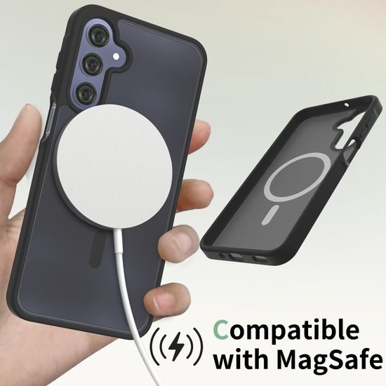 Samsung Galaxy A16 5G ümbris – JP MagFit Colour MagSafe N52 magnetiga – must