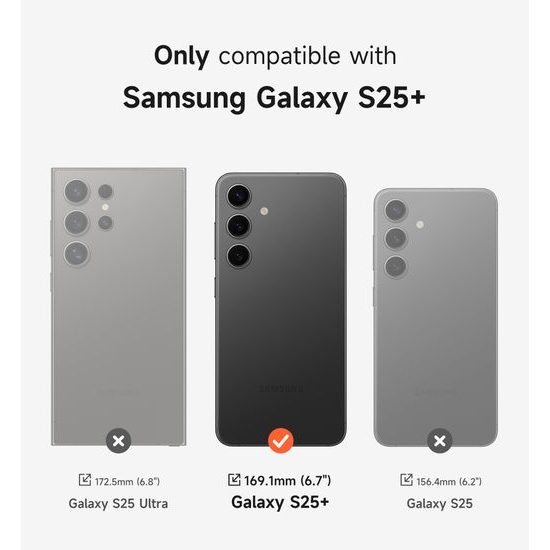 Suritch MagSafe Kickstand Camprotector Θήκη Samsung Galaxy S25 Plus, πράσινη