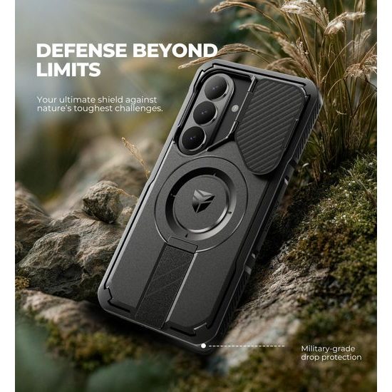 Dexnor MagSafe 360 Kickstand Camprotector калъф Samsung Galaxy S26, черен