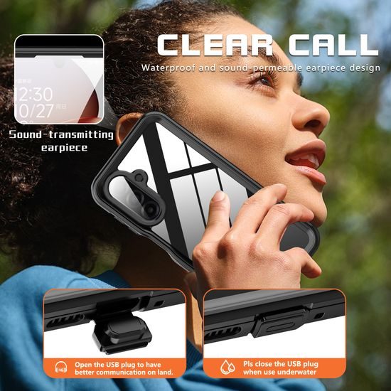 ShellBox IP68 θήκη, Samsung Galaxy A17 5G, μαύρη