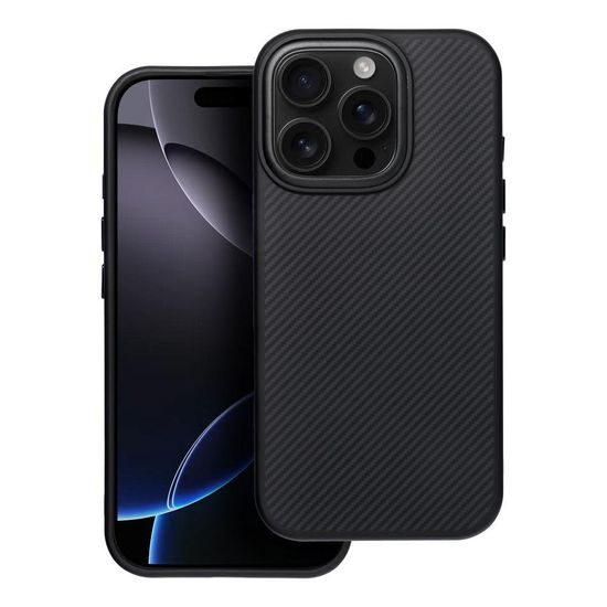 Carbon Elite Mag obal, iPhone 17 Pro Max / 18 Pro Max, čierny
