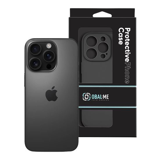 OBAL:ME Matte TPU Kryt pro iPhone 16 Pro, černý