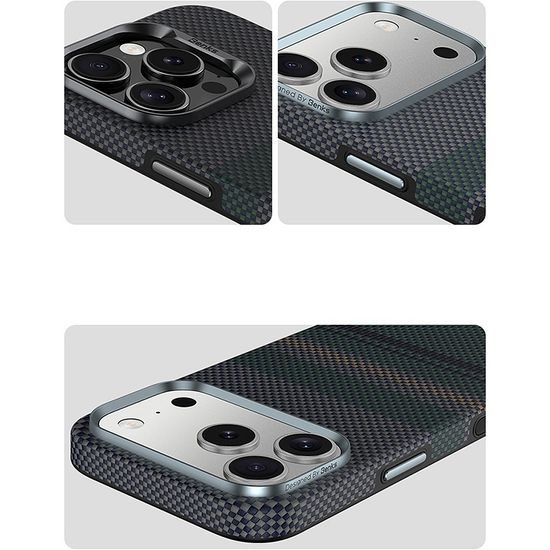 Benks Magnetic Armor Pro Aurora Kevlar tok, iPhone 17 Pro / 18 Pro