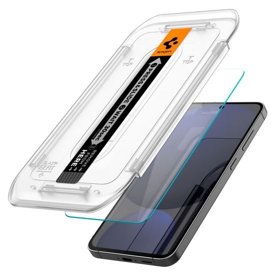 Spigen Glass.TR EZFit s aplikátorom, 2 kusy, Tvrdené sklo, Samsung Galaxy S24 FE