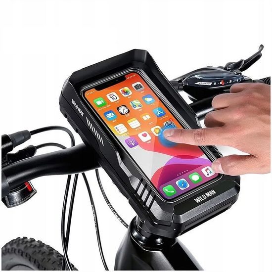 Wildman cyklistická brašna na řídítka 0,5 l (4"–7") FK4, černá