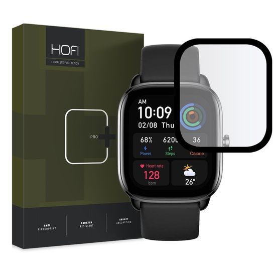 Hofi Hybrid Pro+ Tvrdené sklo, Amazfit GTS 4 Mini, čierne