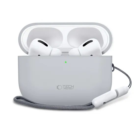 Tech-Protect Θήκη Σιλικόνης, Apple AirPods Pro 3, γκρι