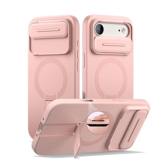 Suritch MagSafe Kickstand Camprotector θήκη iPhone Air, ροζ