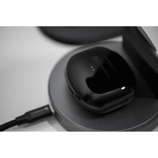 Forcell F-AUDIO bezdrôtové Bluetooth stereo slúchadlá TWS, Clear Sound, čierna