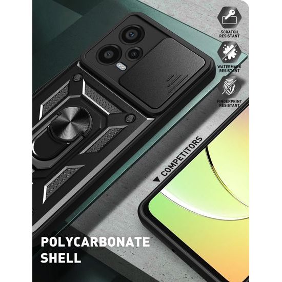 JP CamShield, Xiaomi Redmi Note 12 Pro Plus 5G, fekete