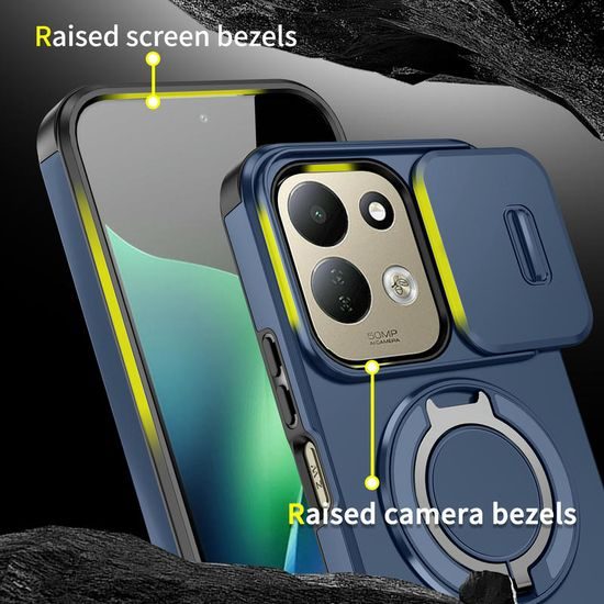 Camslide Stand tok, Xiaomi Redmi 17, kék