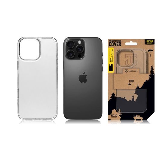 Tactical TPU Θήκη για iPhone 16 Pro Max, Διάφανη