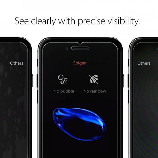 Spigen Glas.Tr Displayschutz, iPhone 7 PLUS / 8 PLUS