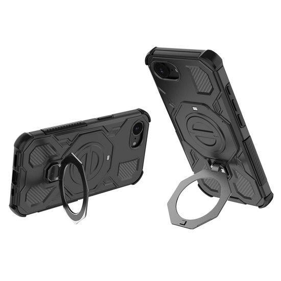 Techsuit Carbon Shield Pro, iPhone 16e, μαύρο