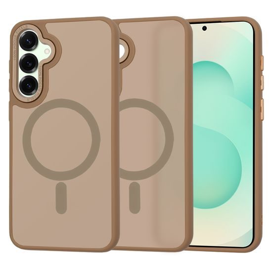 Techsuit HaloFrost MagSafe, Samsung Galaxy S25 Plus, καφέ