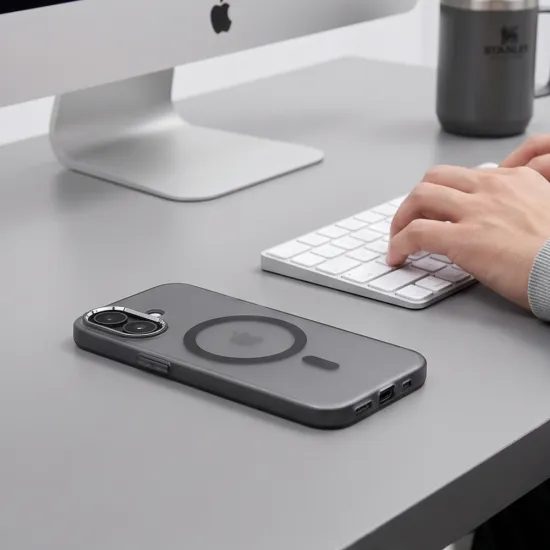 Tech-Protect MagZero MagSafe iPhone 17 ümbris – matt must
