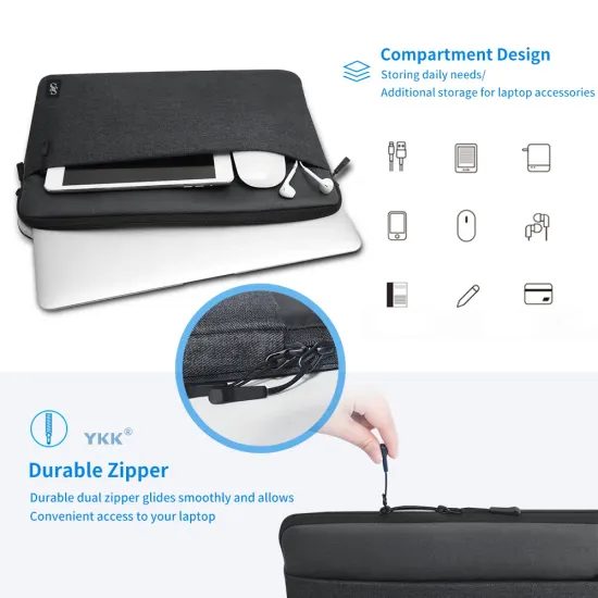 Seine Scene Valence τσάντα laptop 14", μαύρη