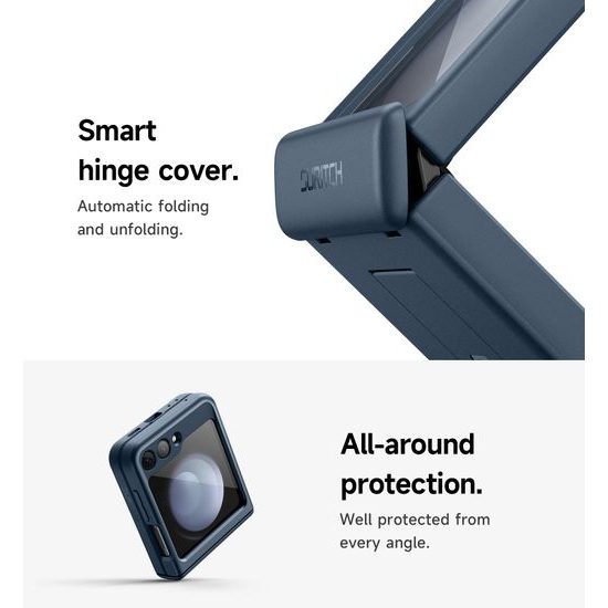 Suritch 360 Θήκη Samsung Galaxy Z Flip 5, Μπλε