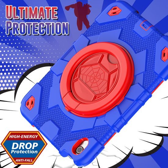 JP Kids360 etui za tablico, iPad 10.9 2022 (iPad 10) / iPad 11 2025 (iPad 11), modro-rdeč