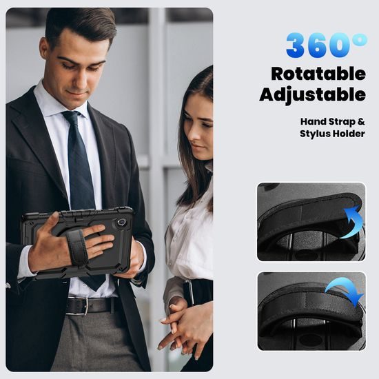 JP Solid360 táblagép tok, Lenovo Tab M11, 11.0" (TB-330), fekete