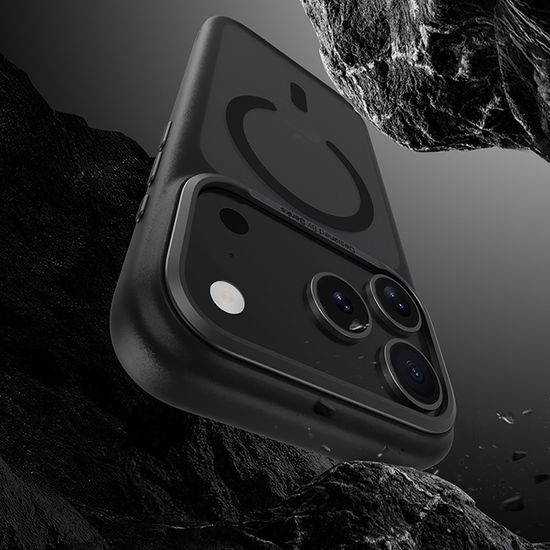 Benks Magnetic Mist θήκη Metal Frame, iPhone 17, μαύρη