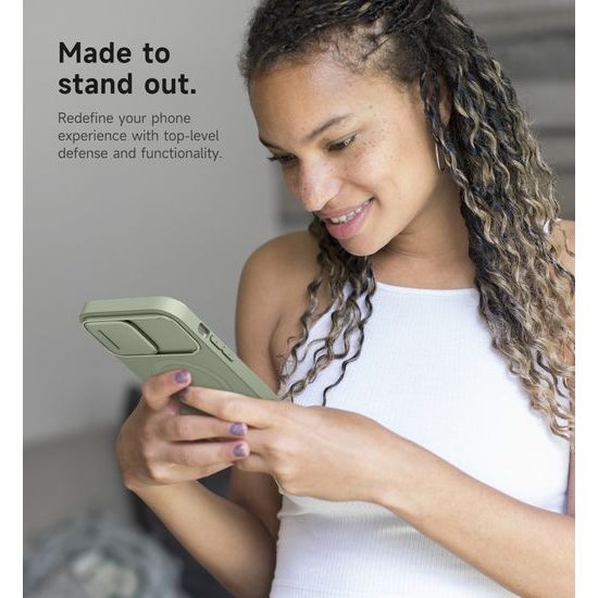 Suritch MagSafe Kickstand Camprotector Θήκη iPhone 12 Pro Max / 13 Pro Max, πράσινη