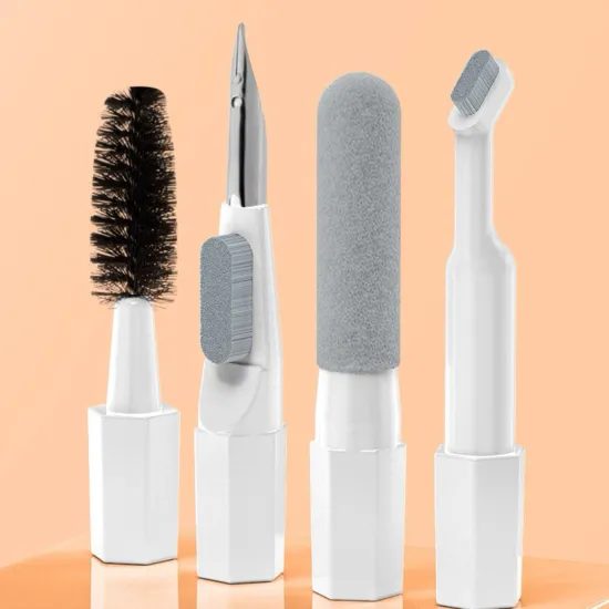 Πολυλειτουργικό σετ καθαρισμού 20σε1 για ακουστικά, πληκτρολόγια και οθόνες, λευκό